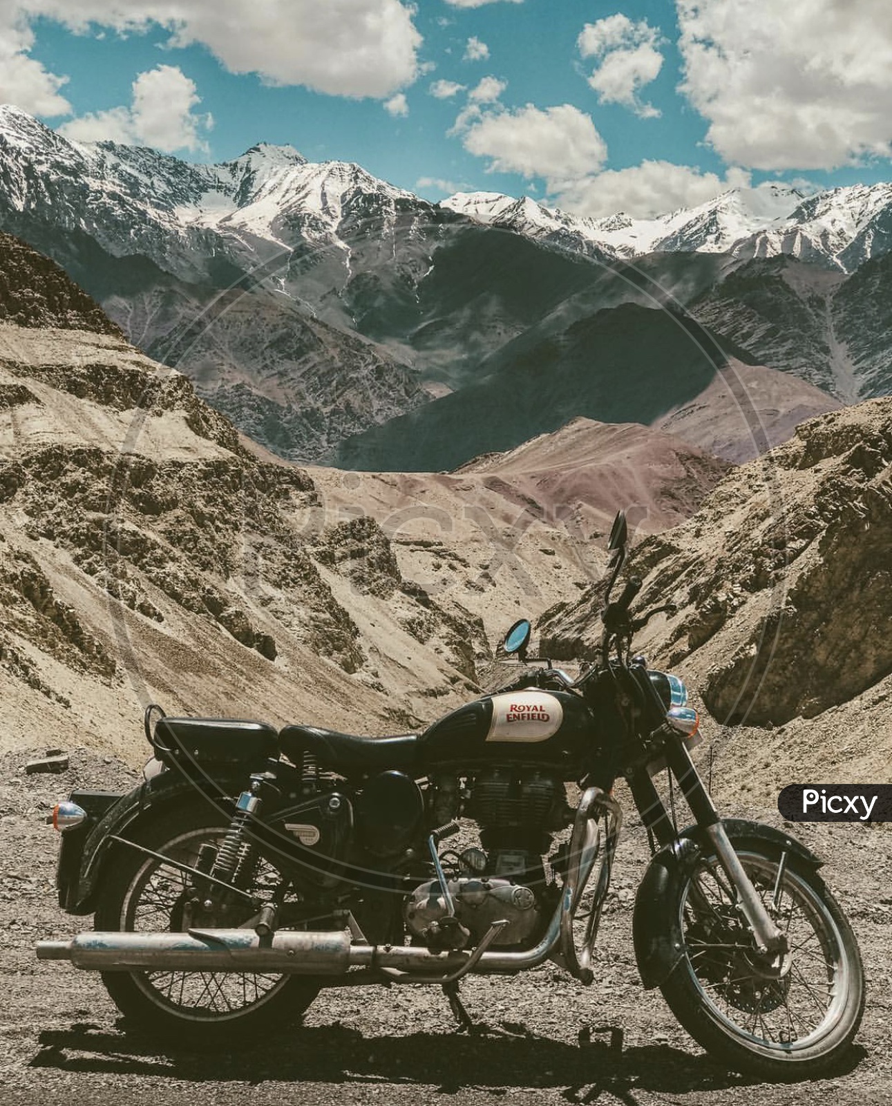 the royal mountains and the royal enfield