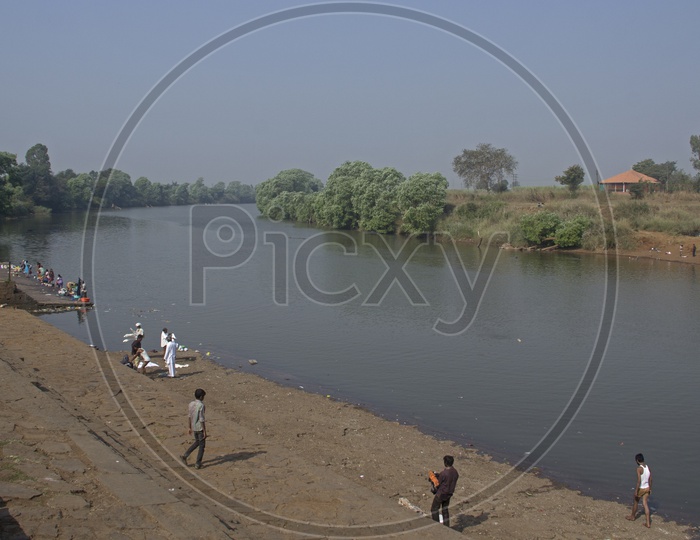 Panchaganga River Ghat