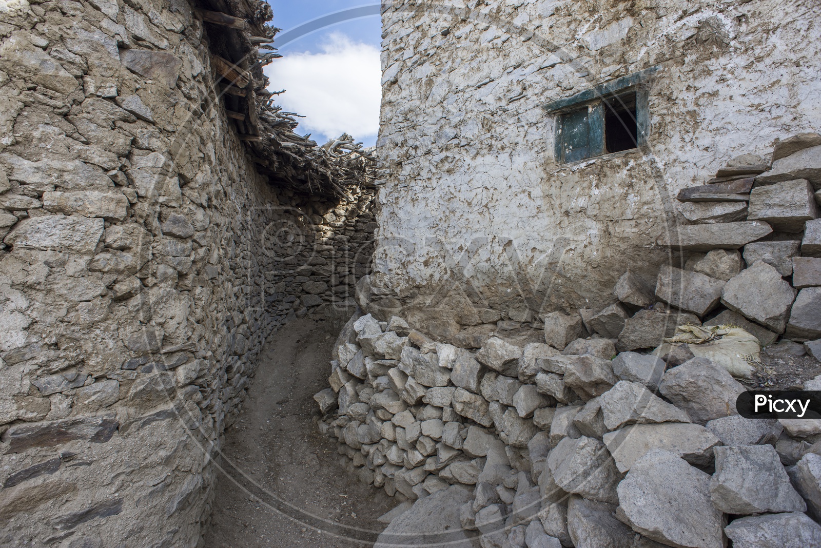 Stone Houses in Nako Village, Spiti valley