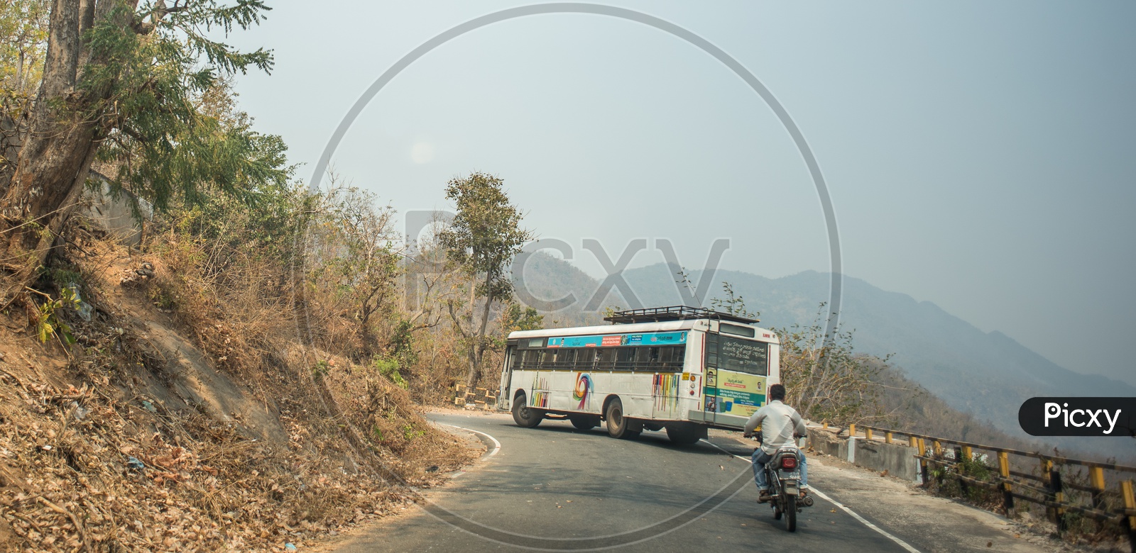 RTC buses in araku valley
