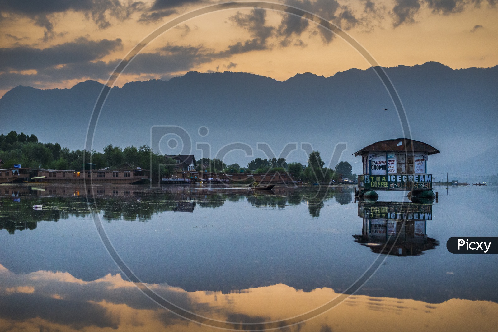 Dal Lake in Srinagar, Jammu and Kashmir