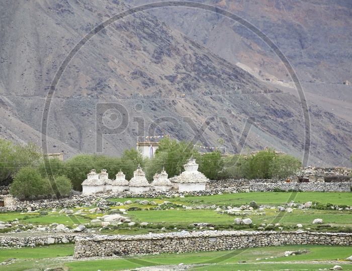 View from Diskit Monastery