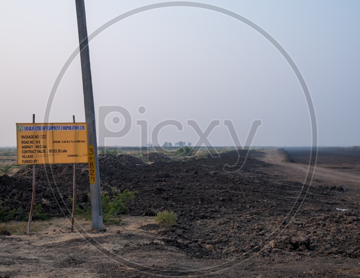 Road Under Construction, Amaravati