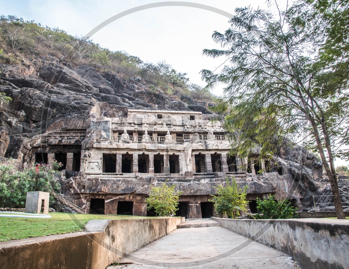 Rock Cut Cave Temple,Undavalli.