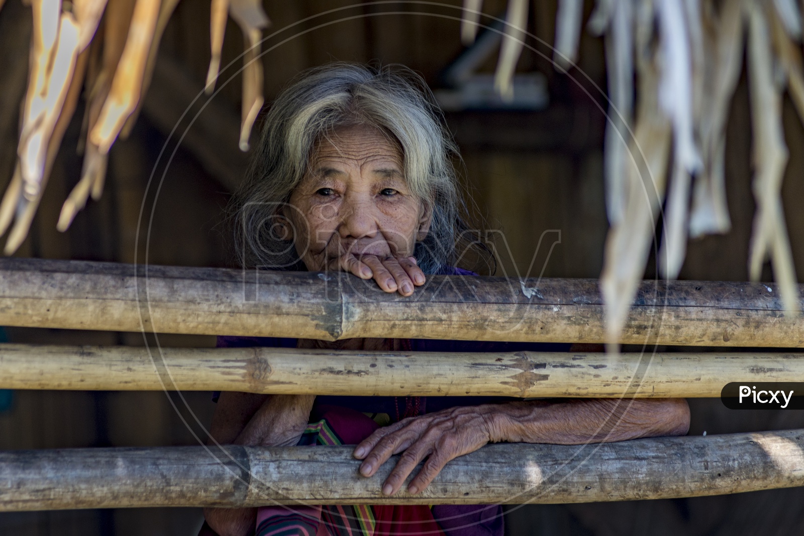 Old Woman in Sikarijo Village, Daporijo