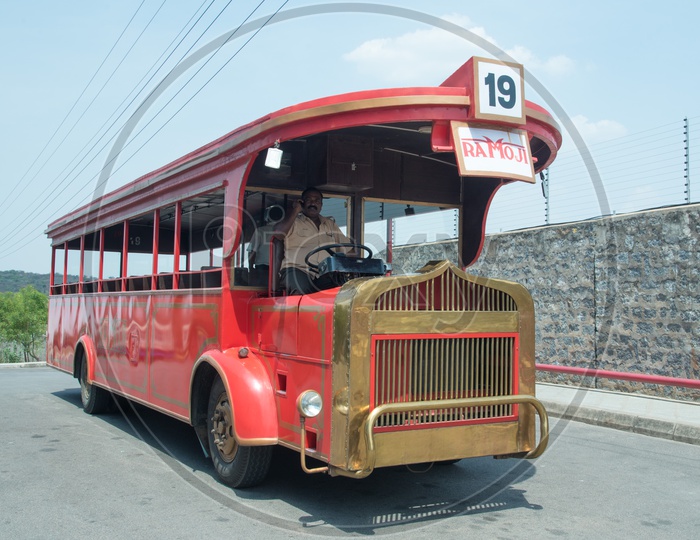 Tour Bus at Ramoji Film City