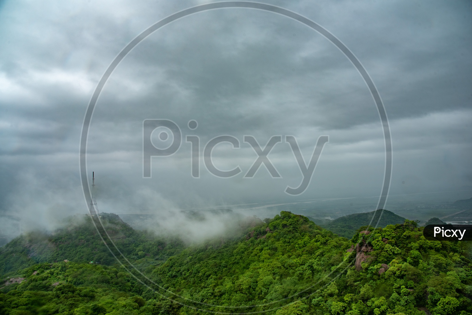 A view of hill range at Kondapalli/mulapadu area as seen from Kondapalli Peak.