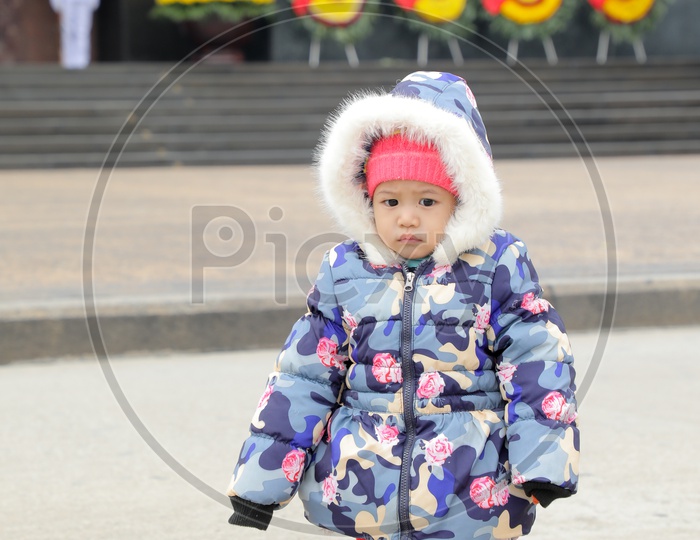 Cute Kid at Ho Chi Minh Mausoleum