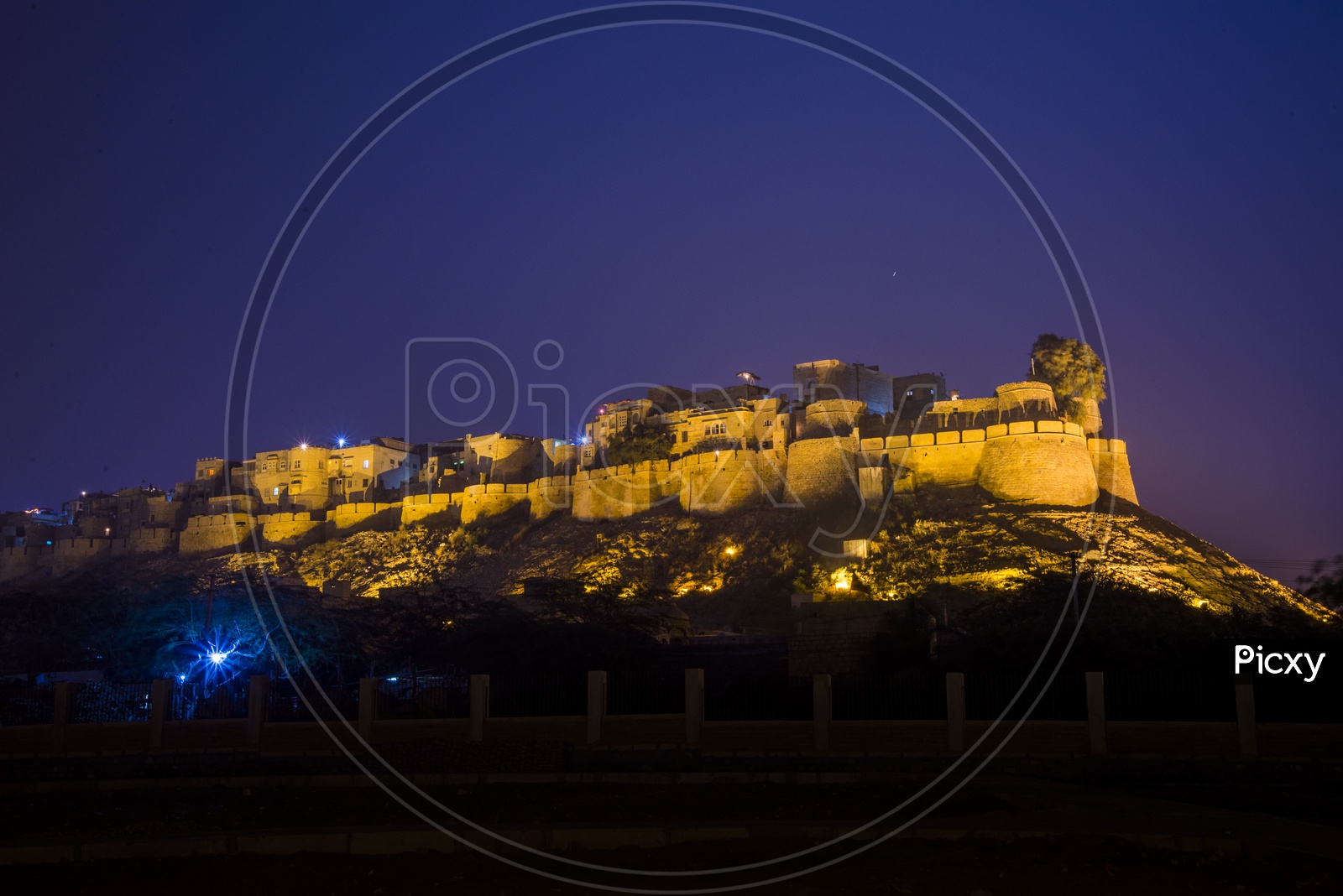 Night View of Jaisalmer Fort