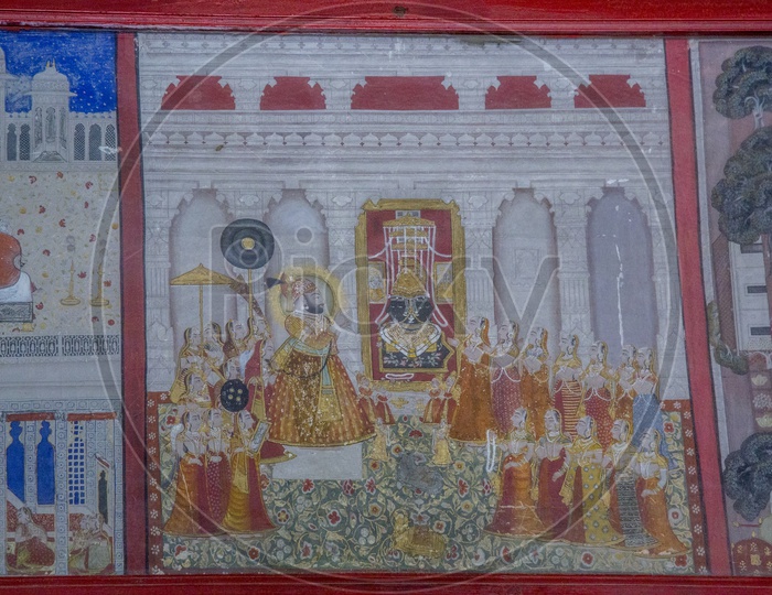 Painting in Udaipur Palace