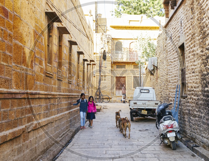 Streets of Patwon Ki Haveli, Jaisalmer