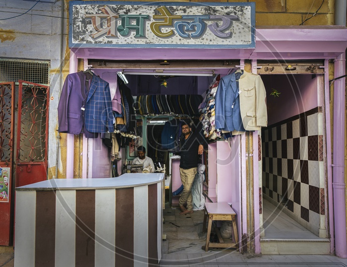 Tailoring Shop in Jaisalmer Market