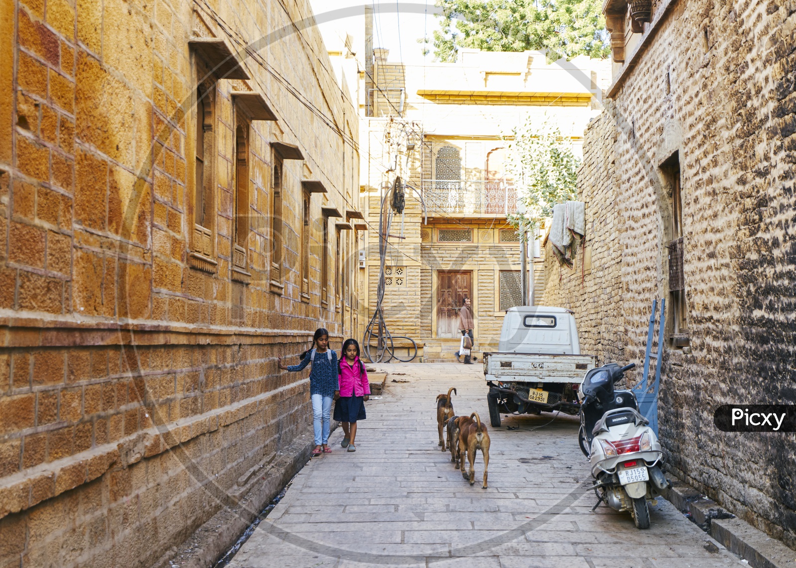 Streets of Patwon Ki Haveli, Jaisalmer