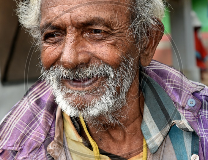 Smiling Old Man in Araku Valley