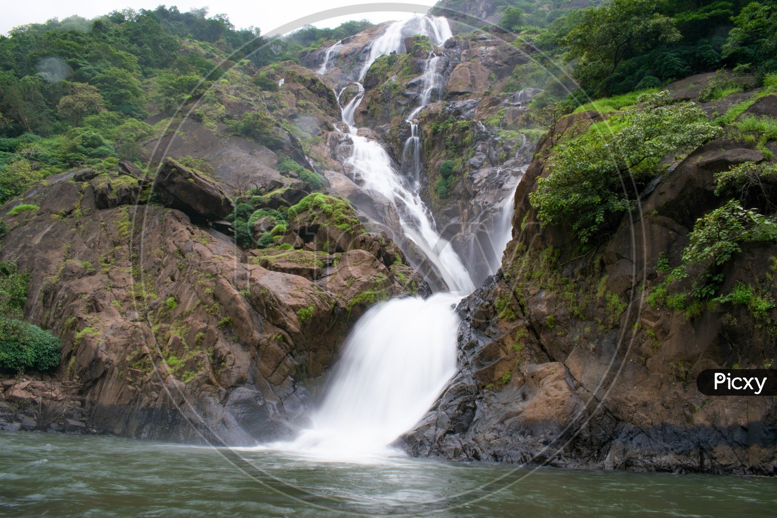 Dudhsagar Waterfalls.