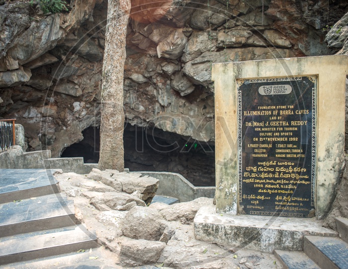 Foundation Stone, Borra caves