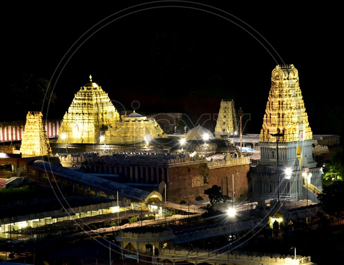 Night View of Simhachalam Temple