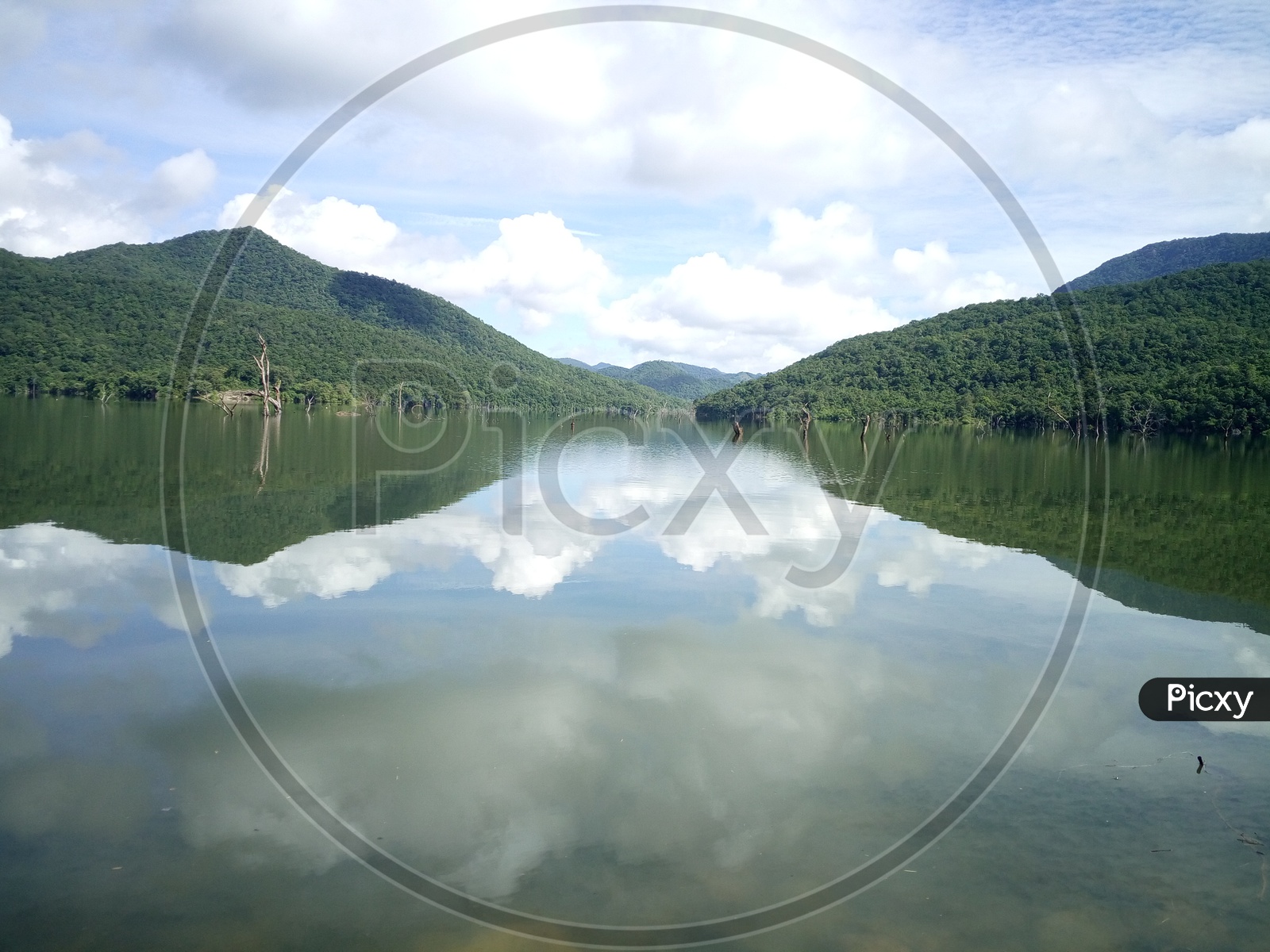 Perfect Mirror Reflection - Bhupathi palem Reservoir