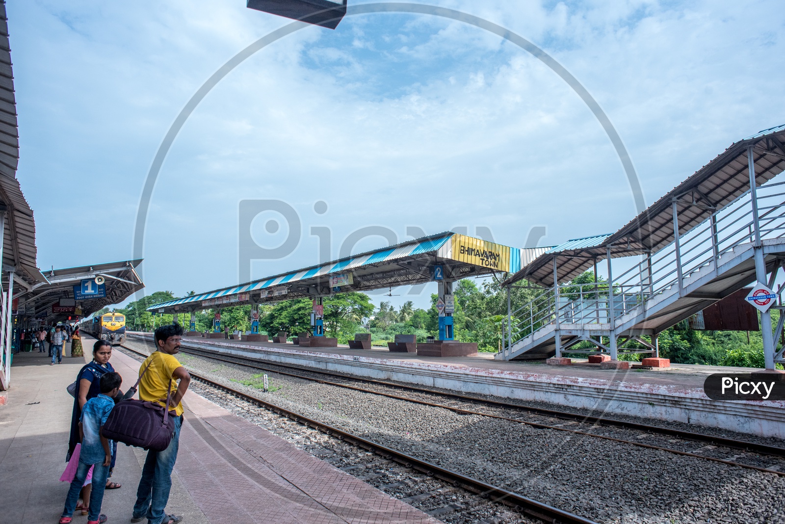 Bhimavaram town railway station