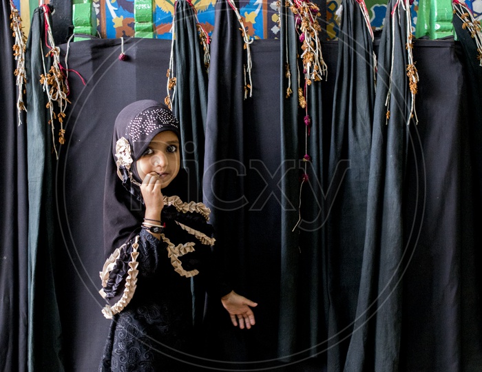 Muslim Girl in Badshahi Ashurkhana