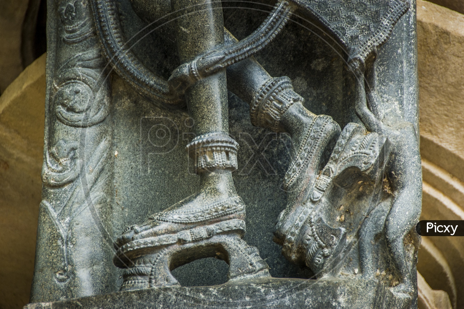 High Heals on a Statue at Ramappa Temple, Palampet