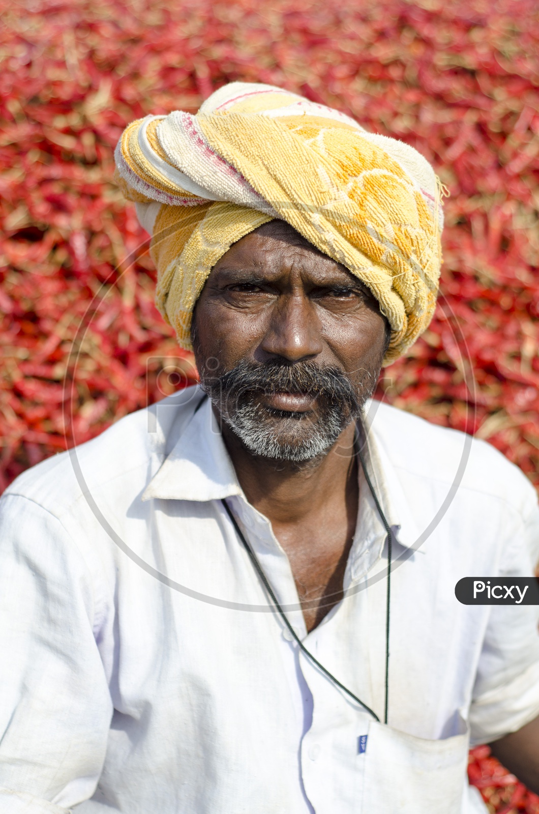 Portrait of a farm worker