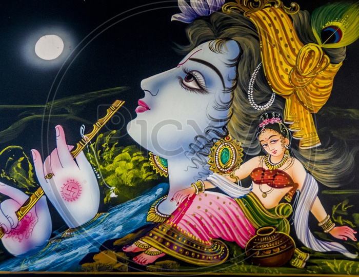 Nirmal Paintings Lord Krishna