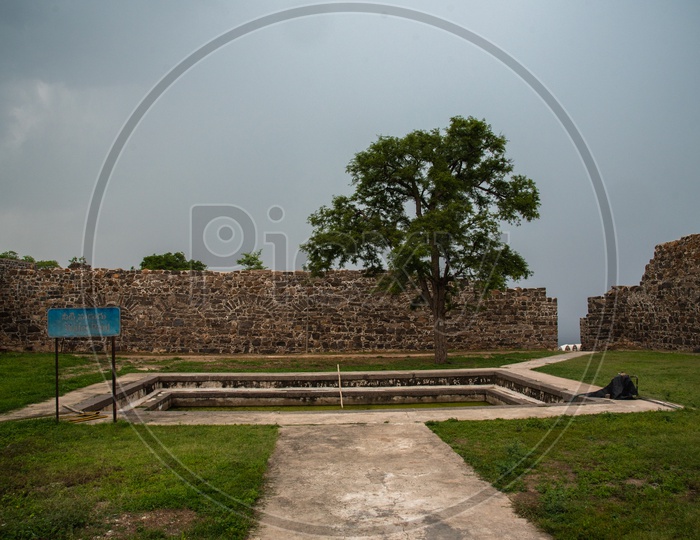 Water pool at Kondapalli Fort