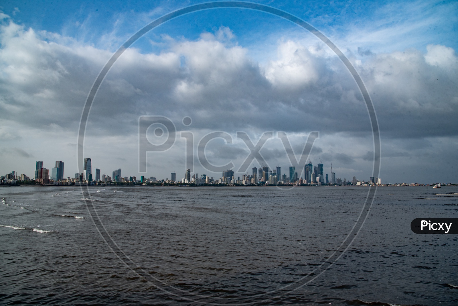 Bandra Worli Sealink & Mumbai Skyline, Sky Scrapers