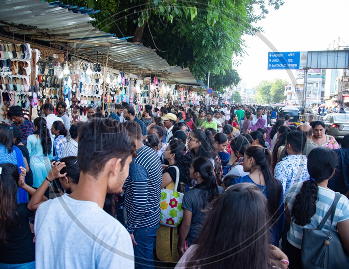 Street Shopping at Linking Road, Bandra, Mumbai