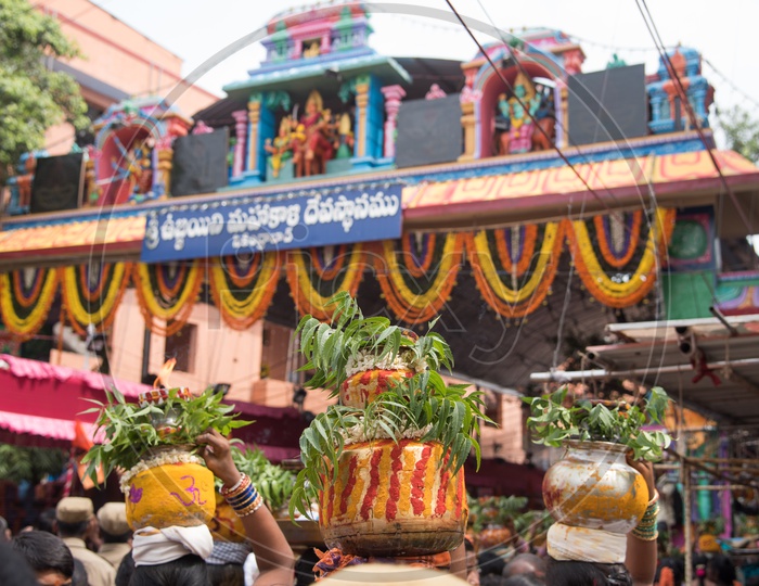 Bonalu at Ujjaini Mahankali Temple in Secunderabad