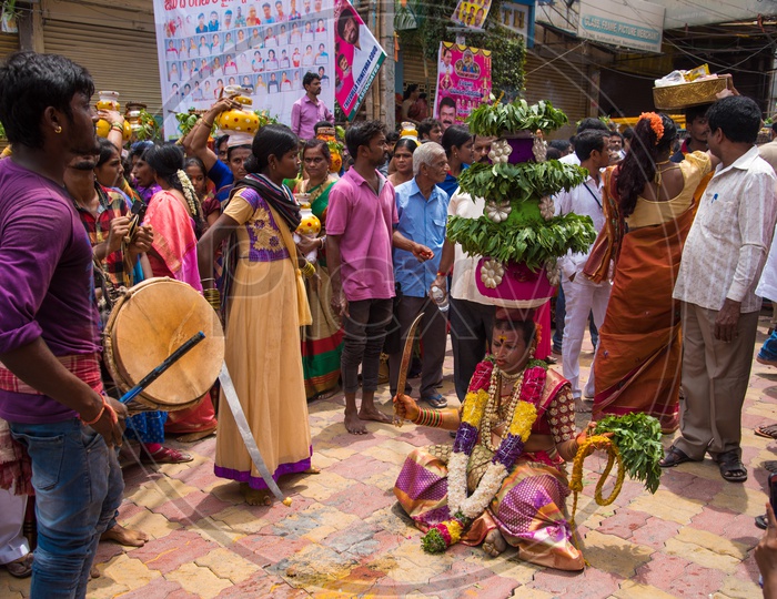 Lashkar Bonalu Celebrations at Mahankali Temple in Secunderabad