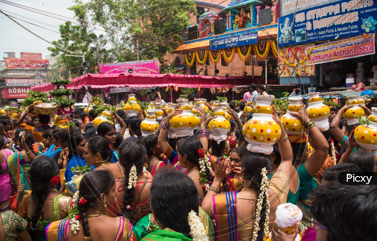 Lashkar Bonalu Celebrations at Mahankali Temple in Secunderabad