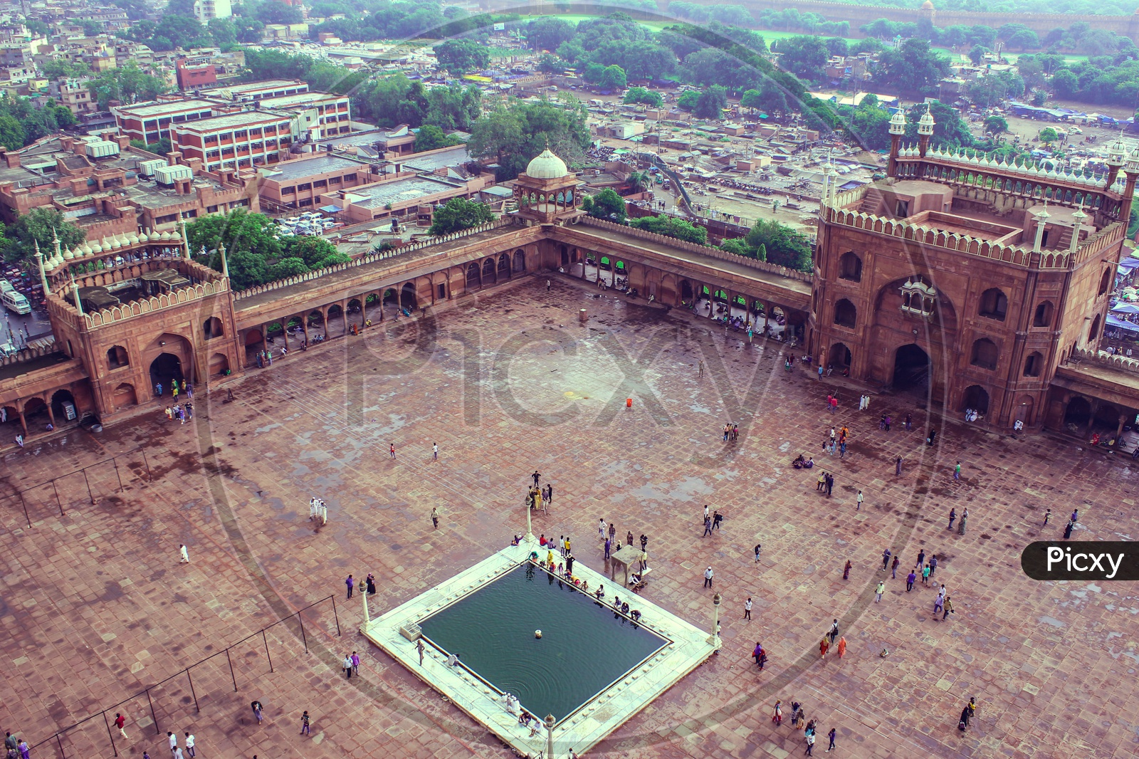 Top view of Jama Masjid