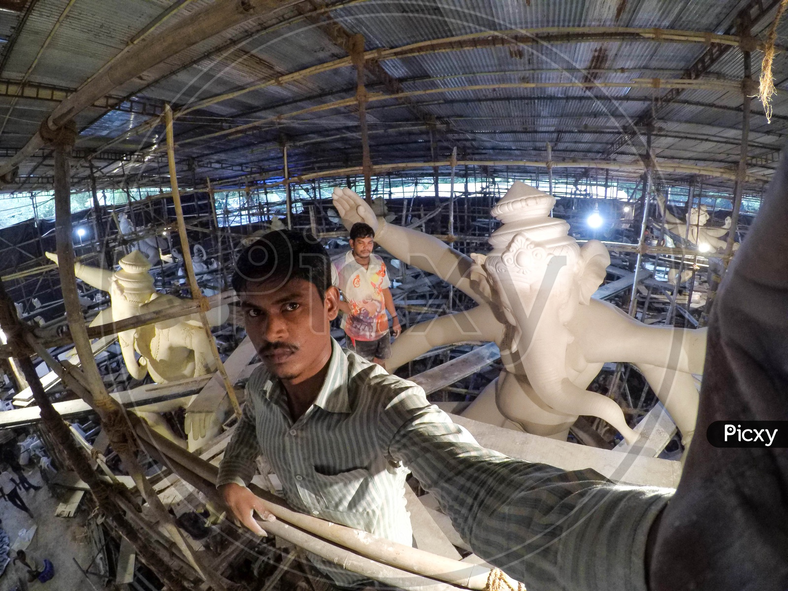 A selfie with ganpati bappa