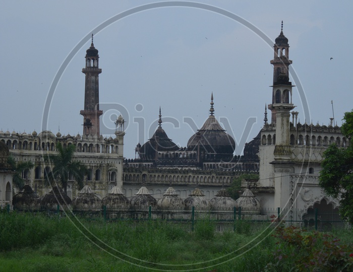 Imambara as seen from Teele wali Masjid, Lucknow