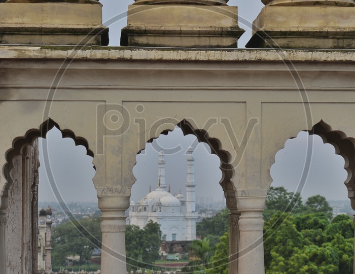 Alamgiri Mosque as seen from Imambara, Lucknow