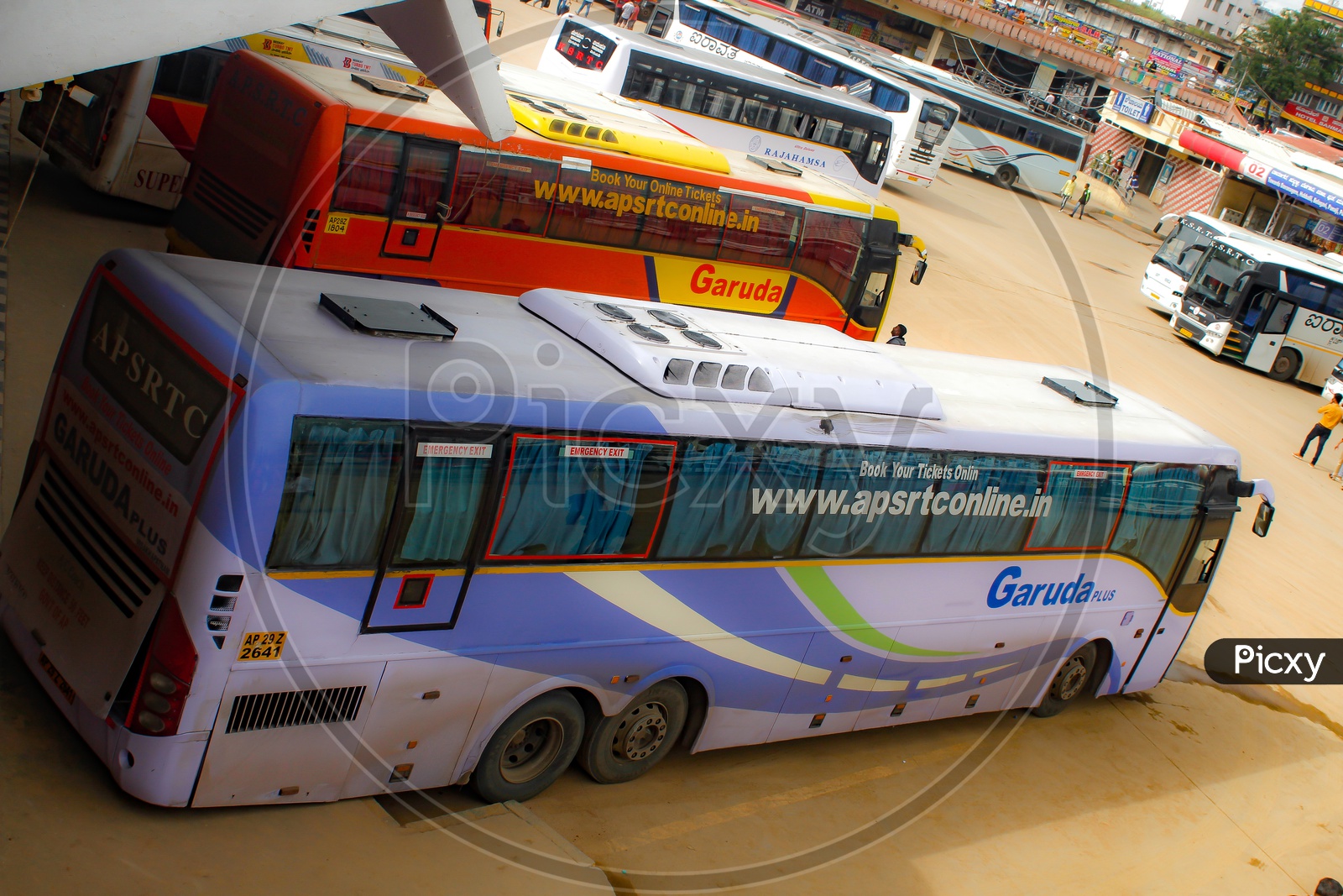 Majestic Bus Station or Kempegowda Bus Station