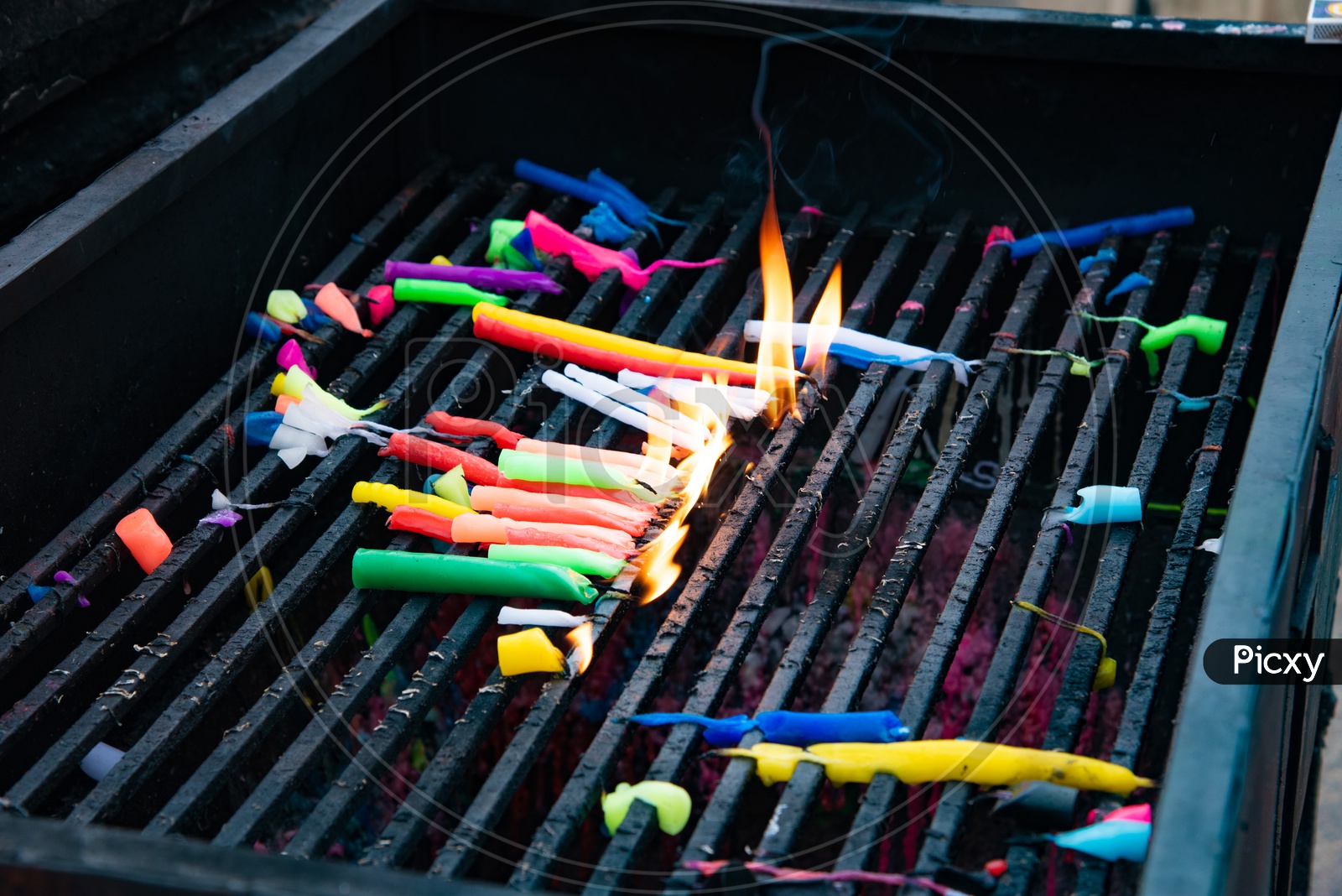 Image of Candles offered at Mount Mary Church in BandraKG358417Picxy