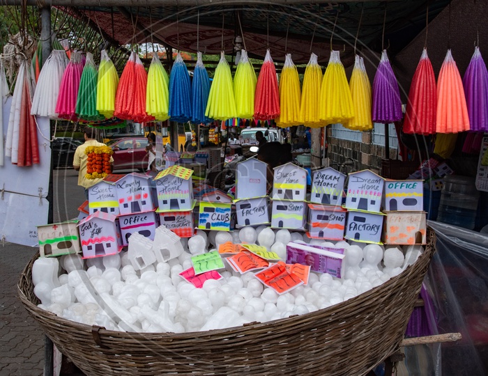 Store selling candles and other offerings near Mount Mary Church