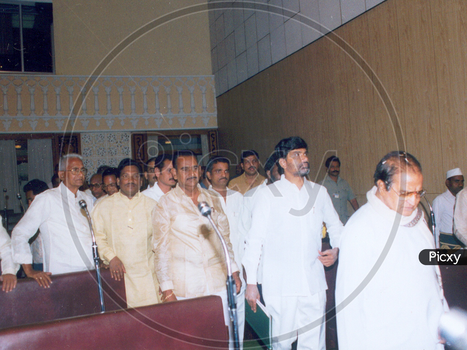 NTR and his cabinet minister Chandrababu naidu and others in Assembly