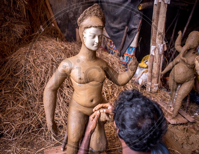Making Ganesh Idols