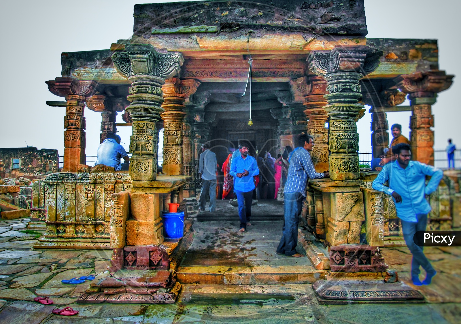 Harsh bheru temple.