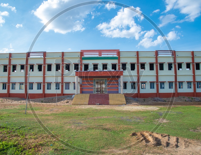 AP Model School, Chirala under construction