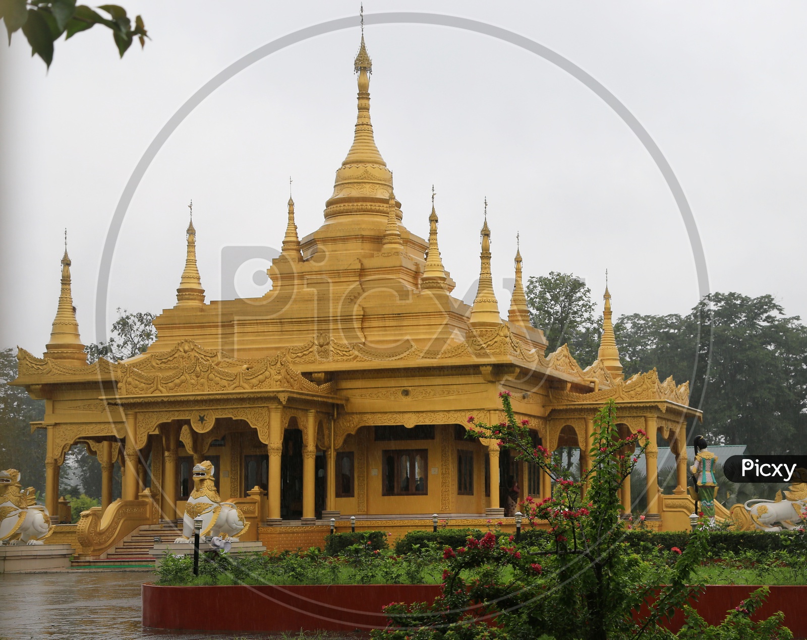 Golden pagoda Monestry