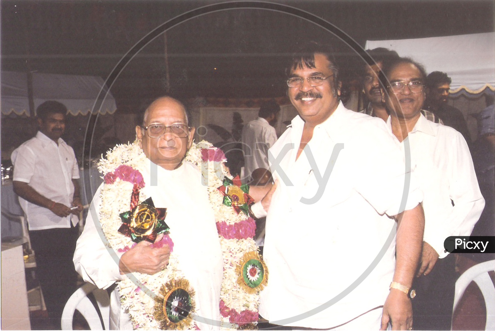 Allu Ramalingaiah with Dasari Narayana Rao