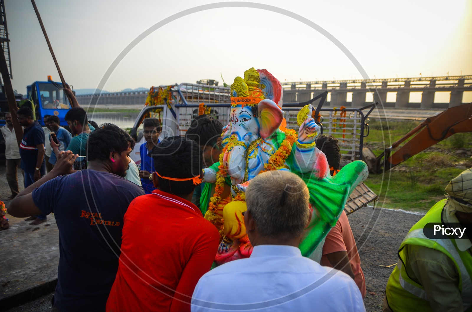 Ganesh idol, Ganesh chaturthi, Ganesh immersion