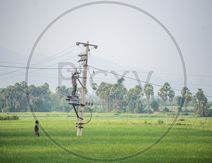 Electrical works in farms