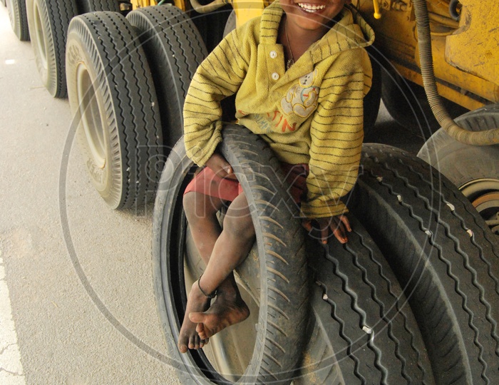Smiling Tribal Child