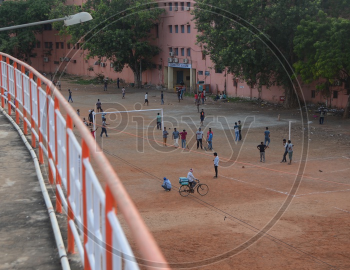 Indira Gandhi Municipal Stadium, Play ground